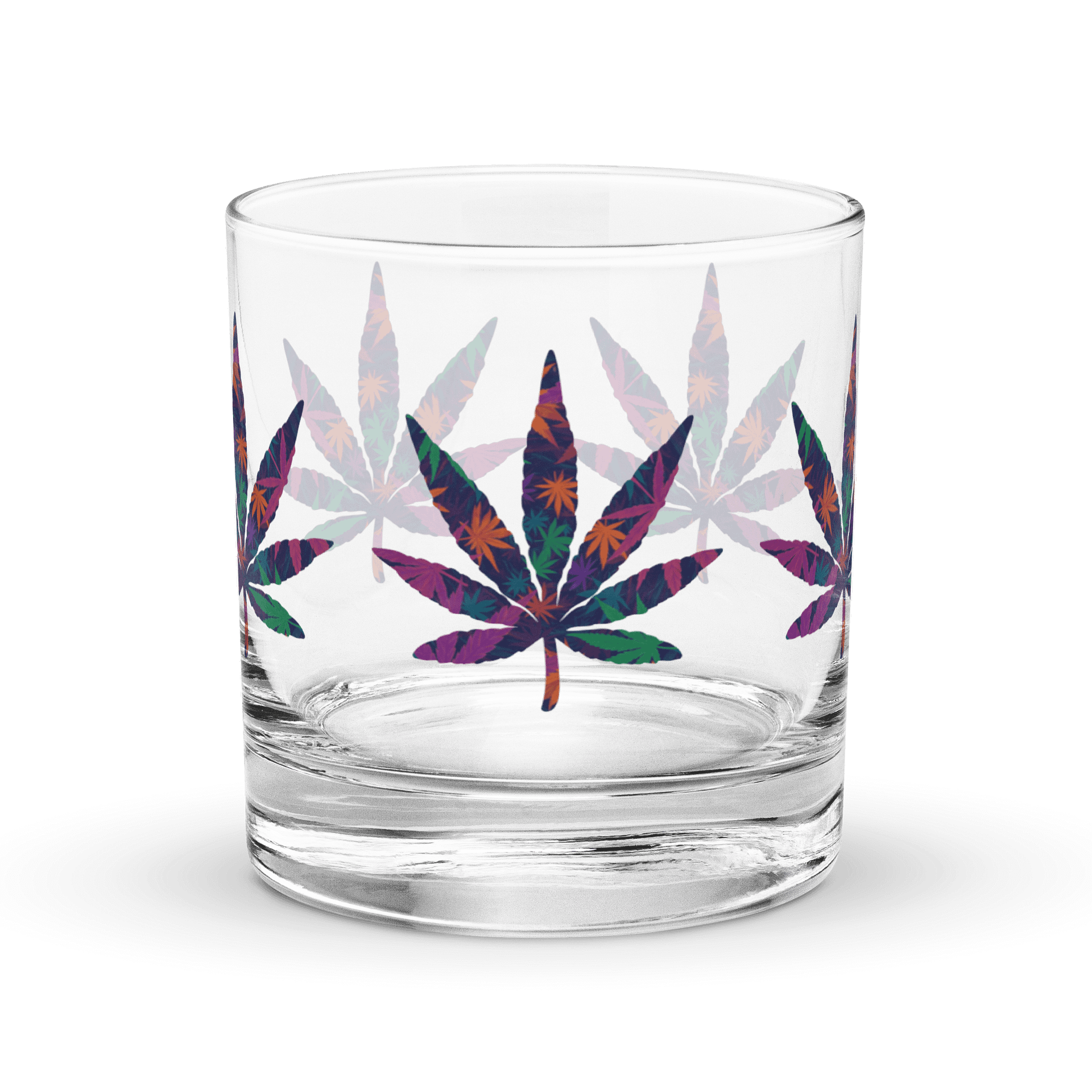 Leafy Leaf Rocks Glass product image (1)