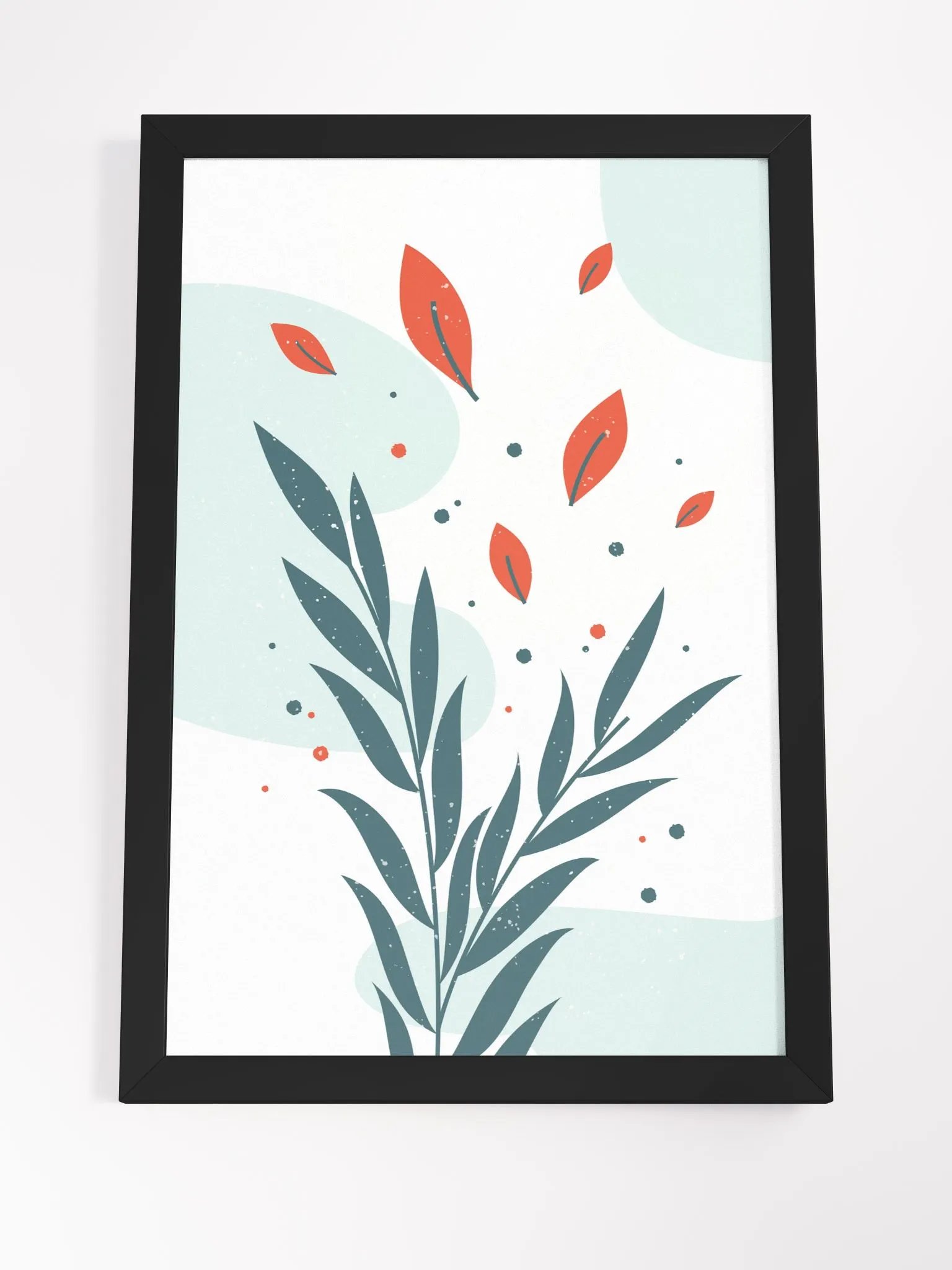 Abstract Botanical Bliss Framed Poster product image (23)
