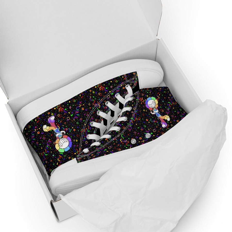 Black Arcade and White Chibi Flower Sneakers product image (18)