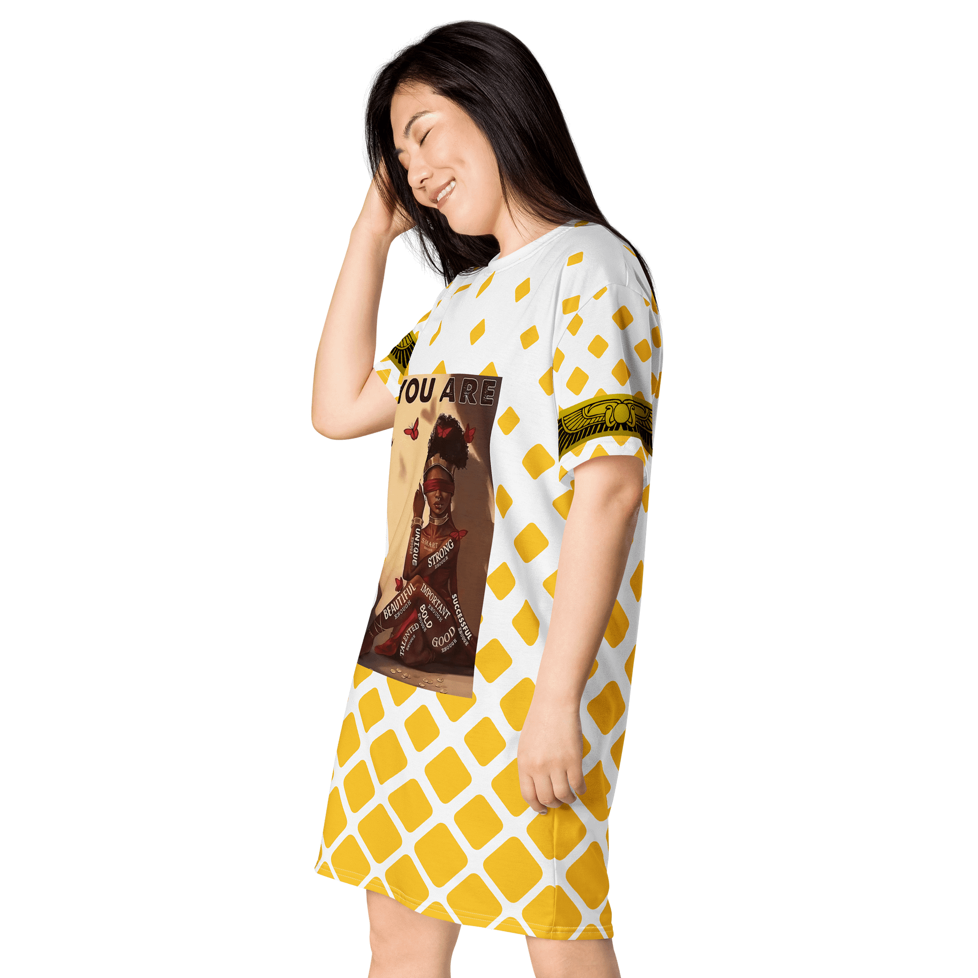 Empowerment Affirmations T-Shirt Dress product image (3)