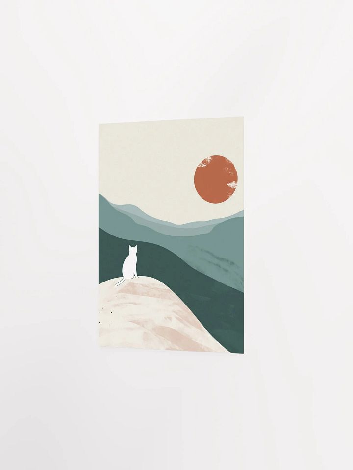 Serenity Cat Enhanced Poster product image (3)