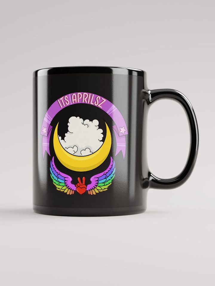 ItsAprilsz Double Logo Black Mug product image (1)