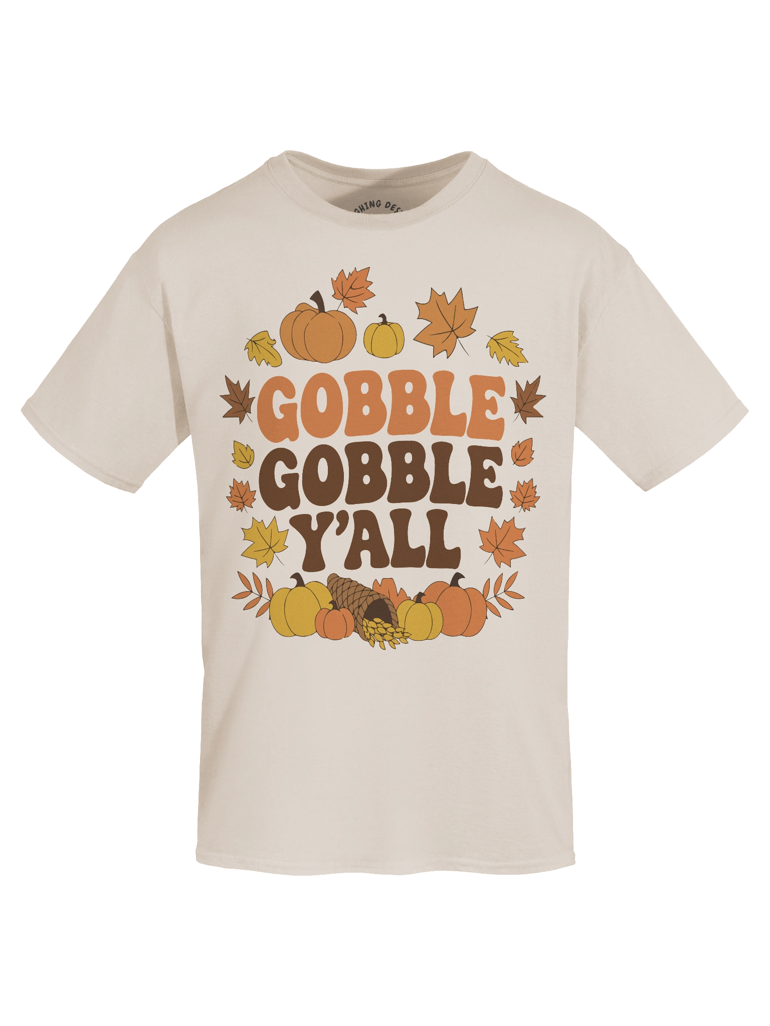 "Gobble Gobble Y'all" Thanksgiving T-Shirt product image (1)