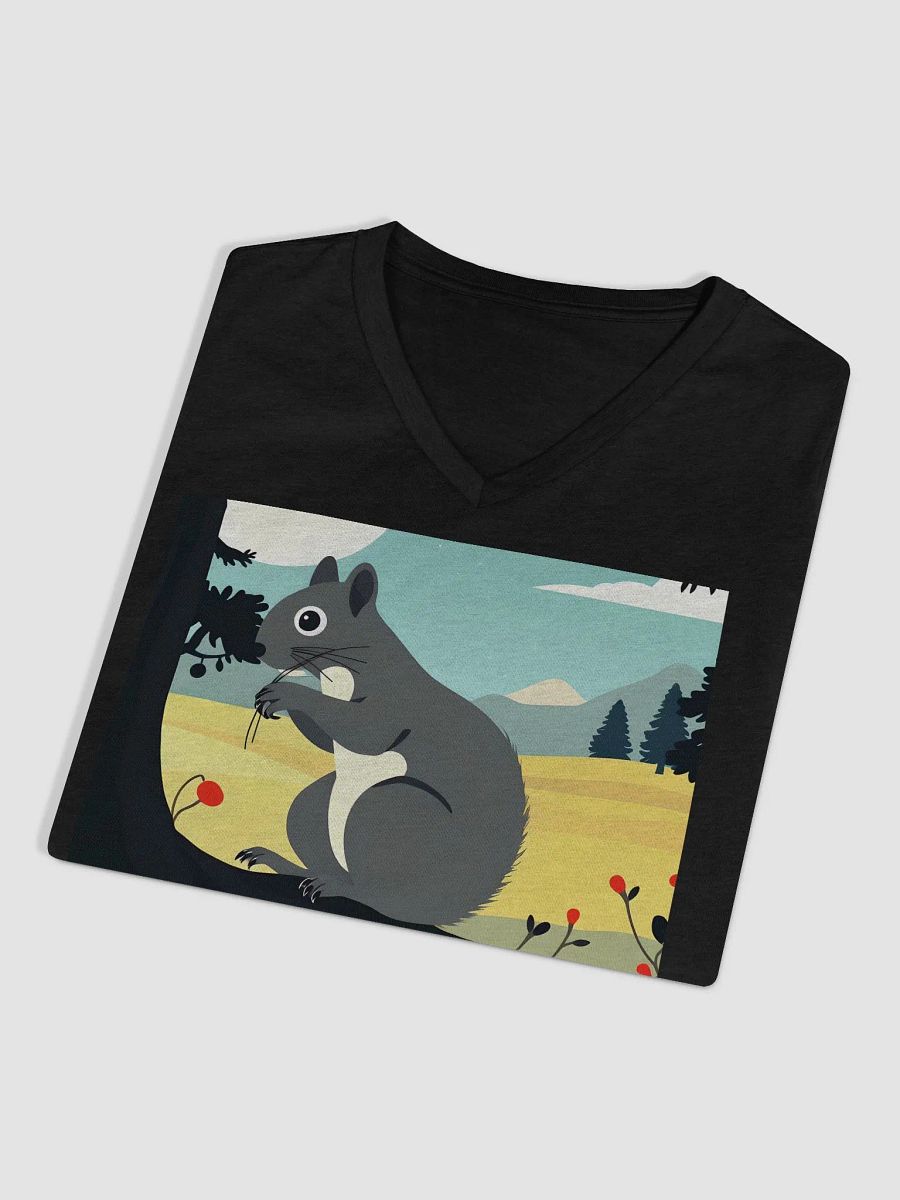 Squirrel Serenity Women's V-Neck Tee product image (3)