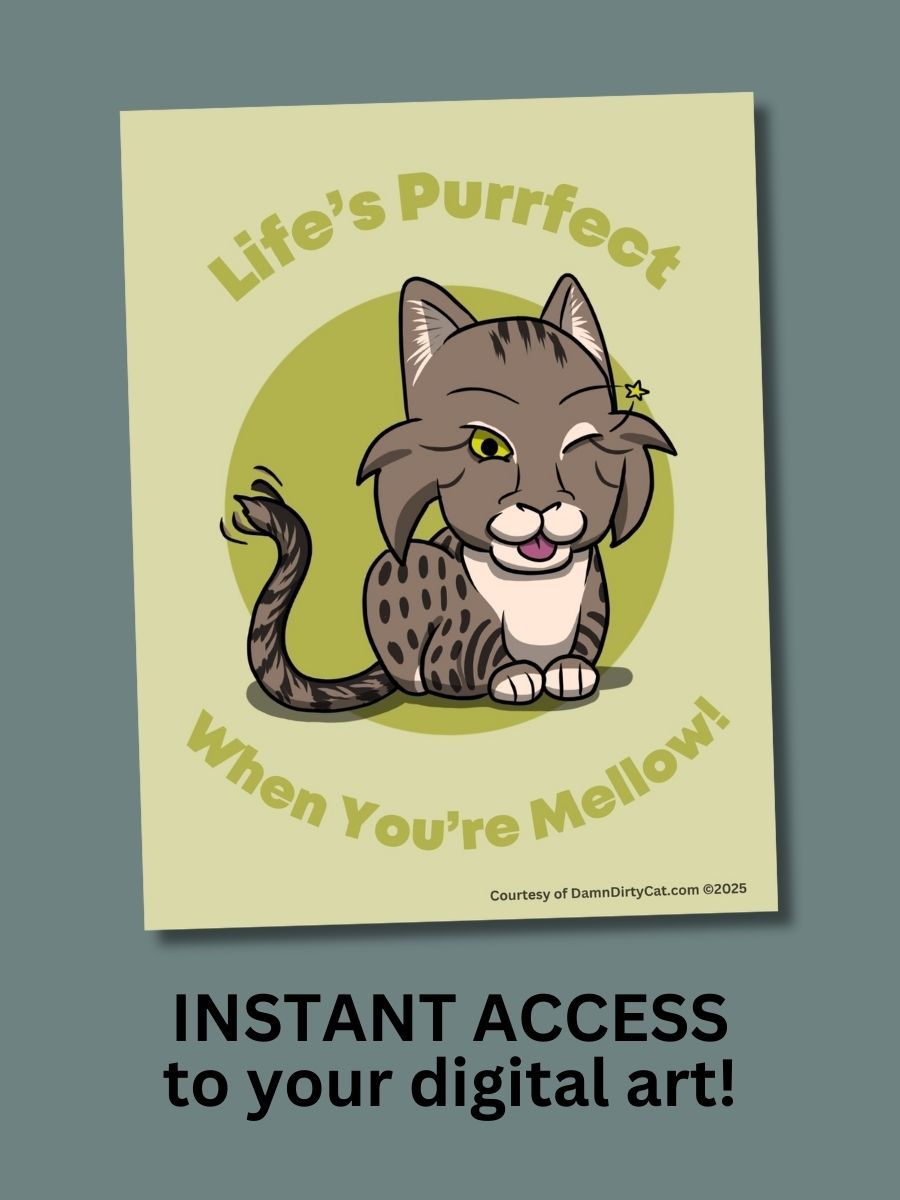 FREE Printable Kitten Art - PDF Downloadable product image (3)