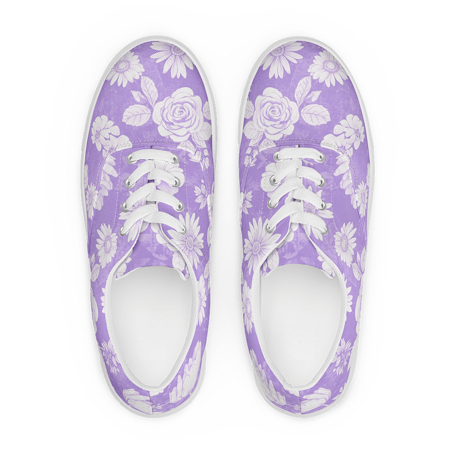 Floral Blossom Lace-Up Canvas Shoes product image (4)