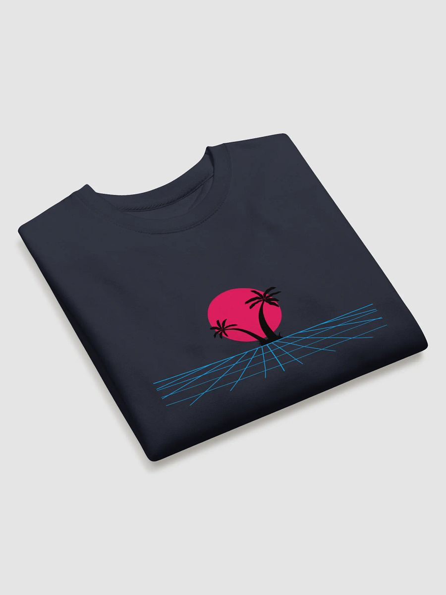 Retro Futuristic Palm Trees Sweatshirt product image (3)
