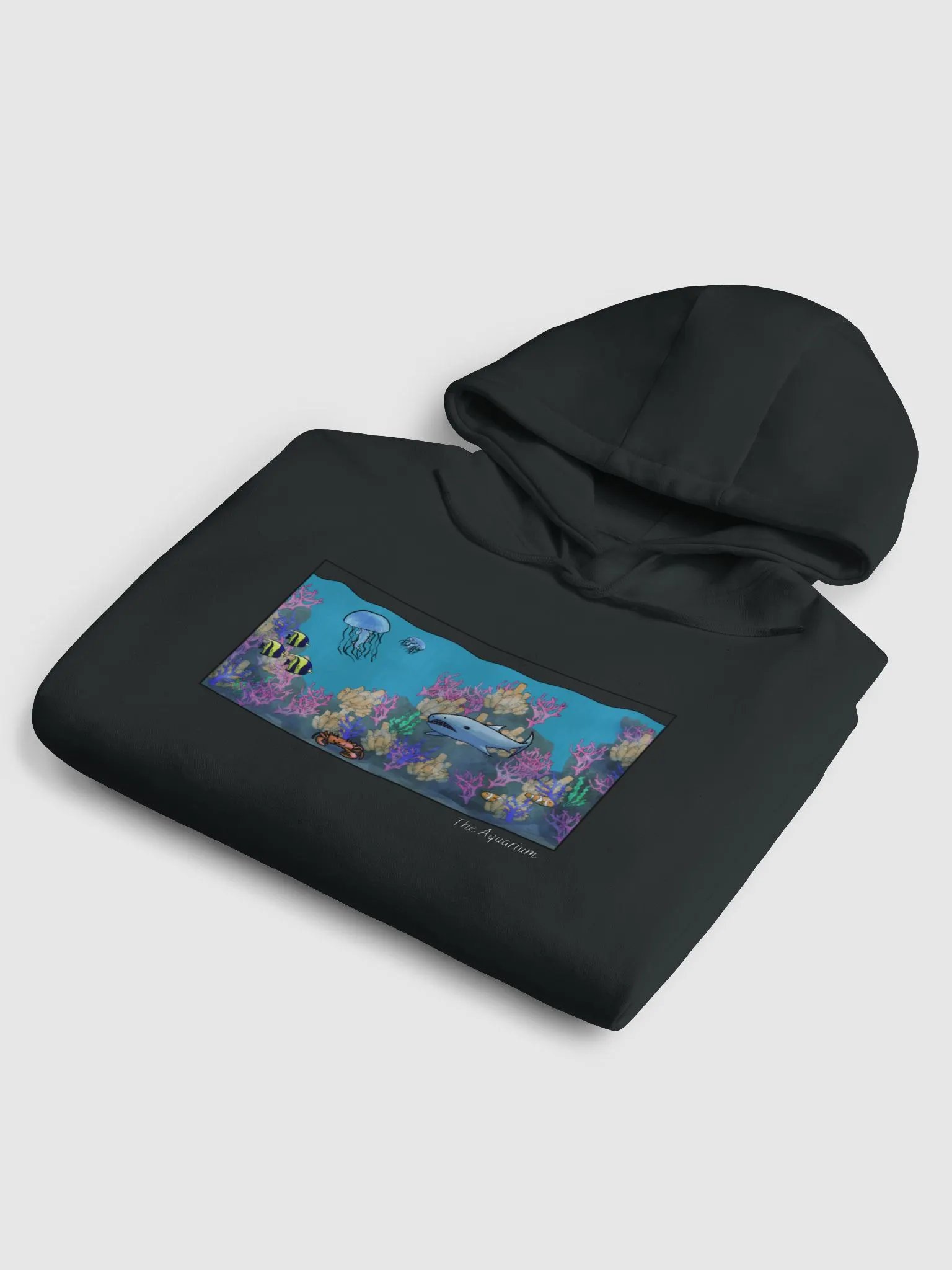 Aquarium Hoodie (black/grey) product image (10)