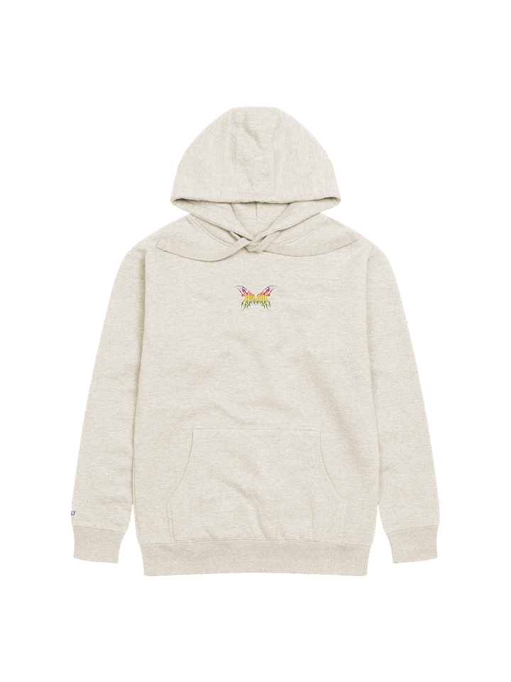 [Embroidered] Kat Kult Hoodie (Rainbow logo) product image (2)
