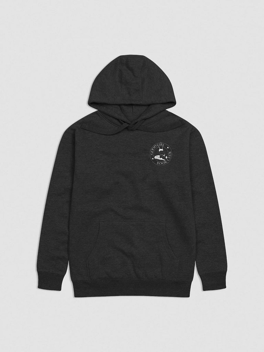 Good Girl Book Club Embroidered Hoodie White Logo product image (1)