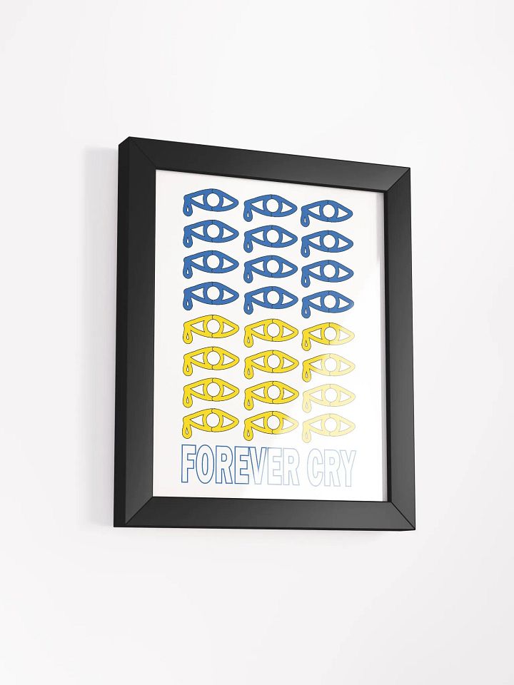 Ukraine - Forever Cry - Framed High-Quality Matte Poster product image (2)