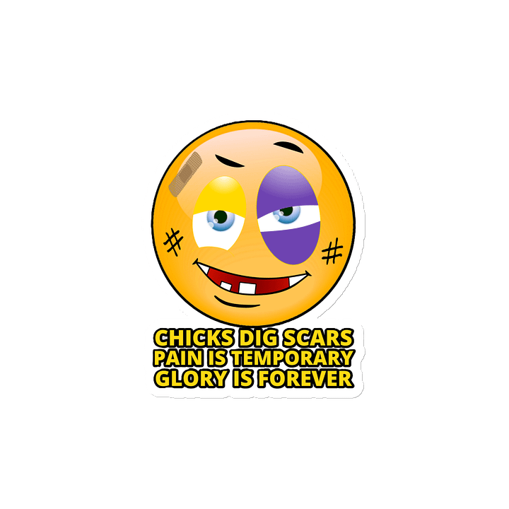 CHICKS DIG SCARS, PAIN IS TEMPORARY, GLORY IS FOREVER product image (2)