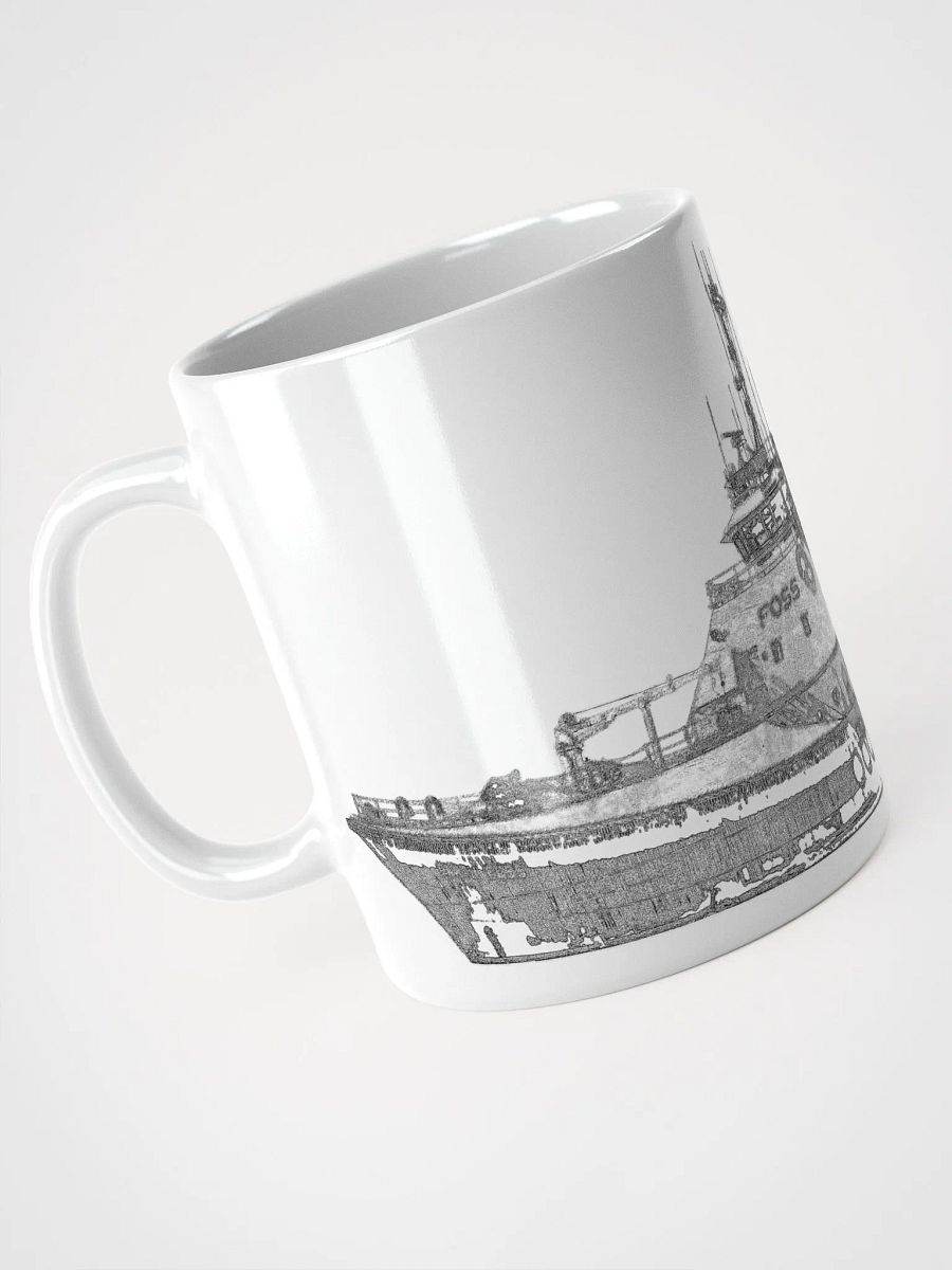 FOSS Tugboat Sketch Glossy Mug 11oz product image (3)