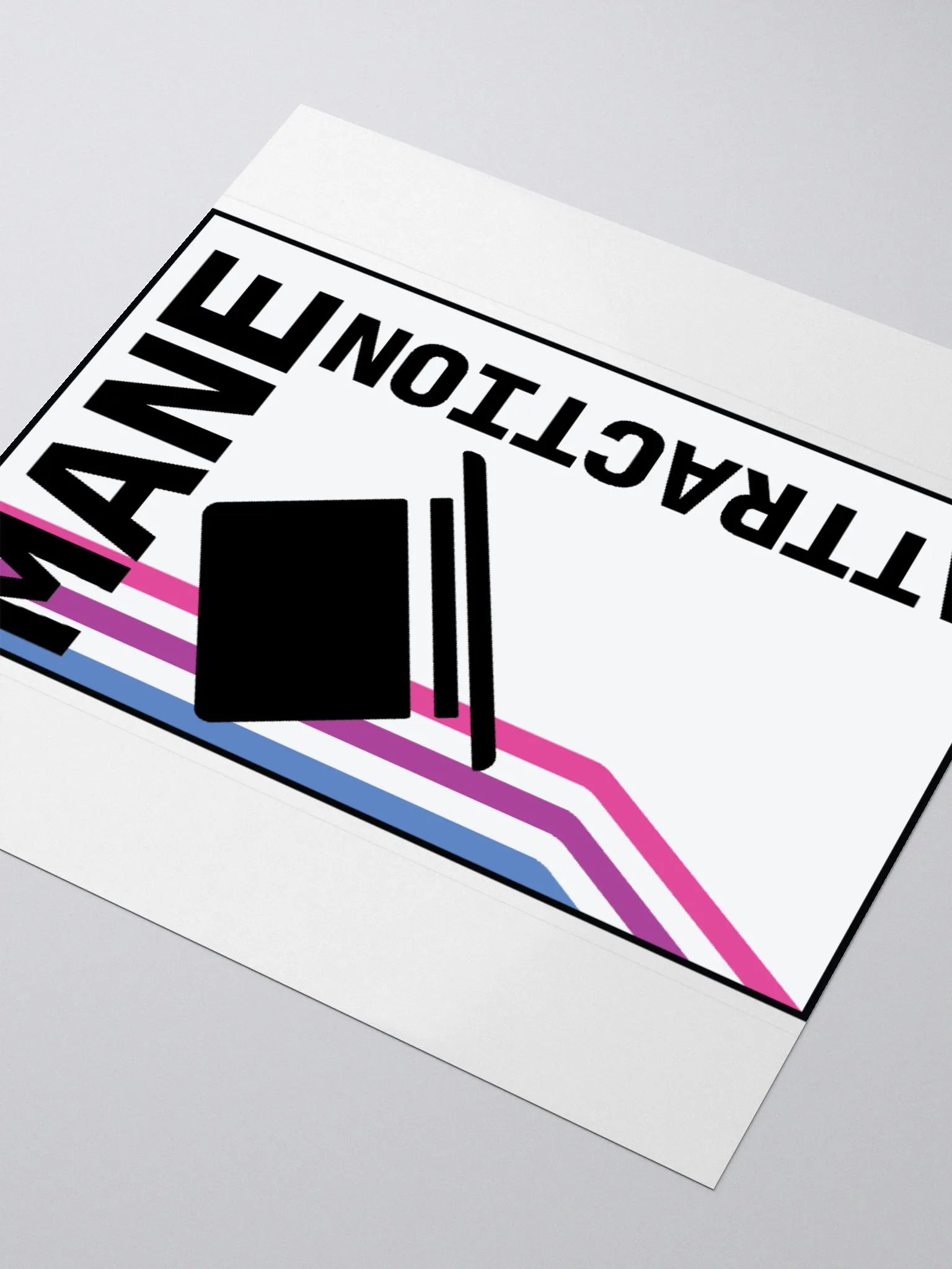 MA White Hat Sticker product image (3)
