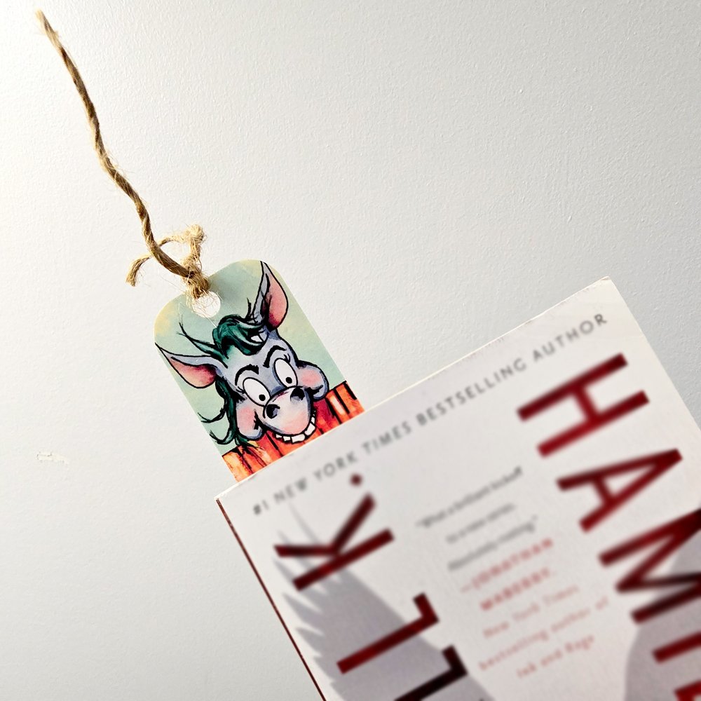 Reading Donkey Bookmark product image (5)