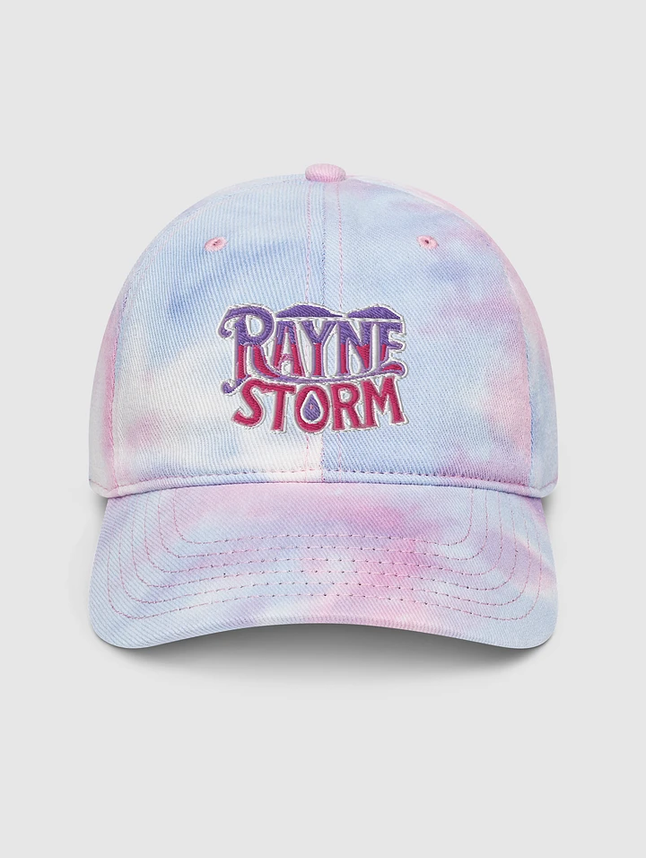 [Rayne Storm] Pink Script Tie Dye Cap product image (1)