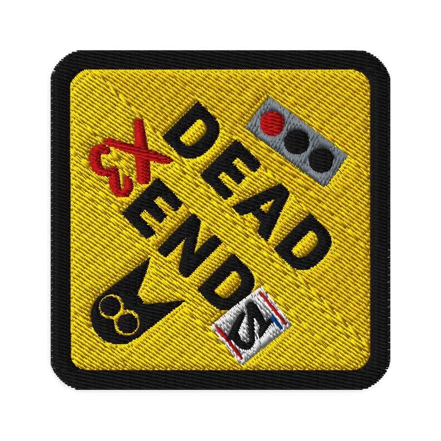 DEAD ENDS Embroidered Patch product image (1)