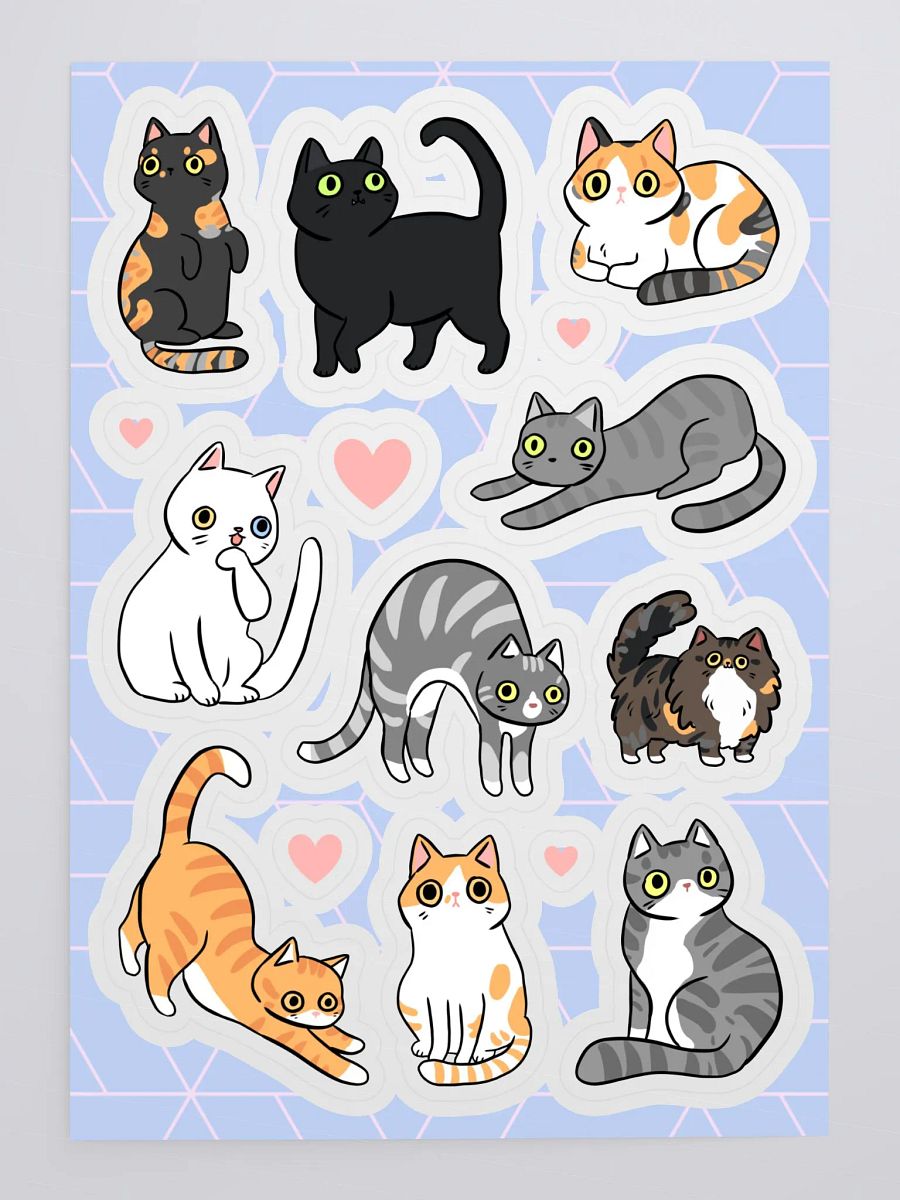 Street Cats Sticker Collection product image (4)
