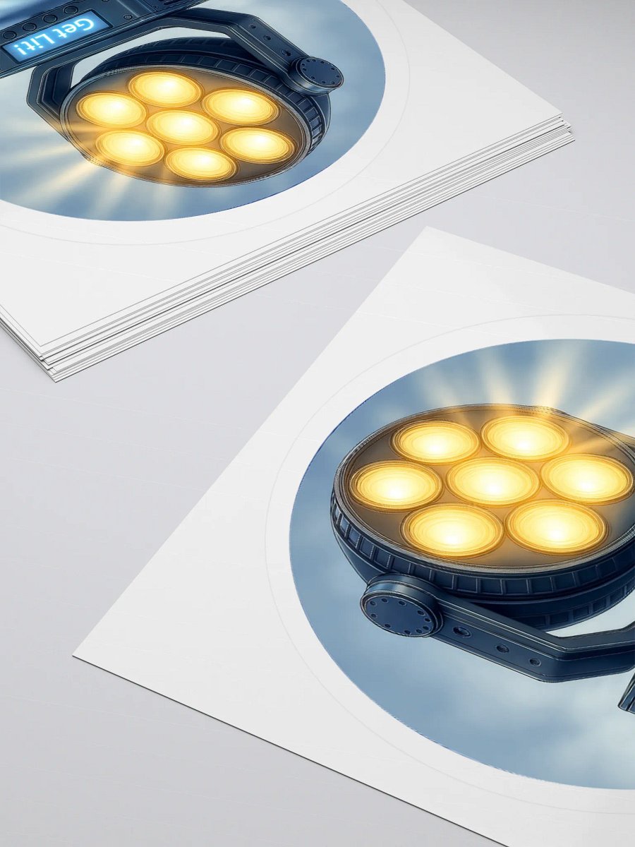 Theatrically Jerry: "Get Lit!" Moving Head Wash Light Stickers product image (11)