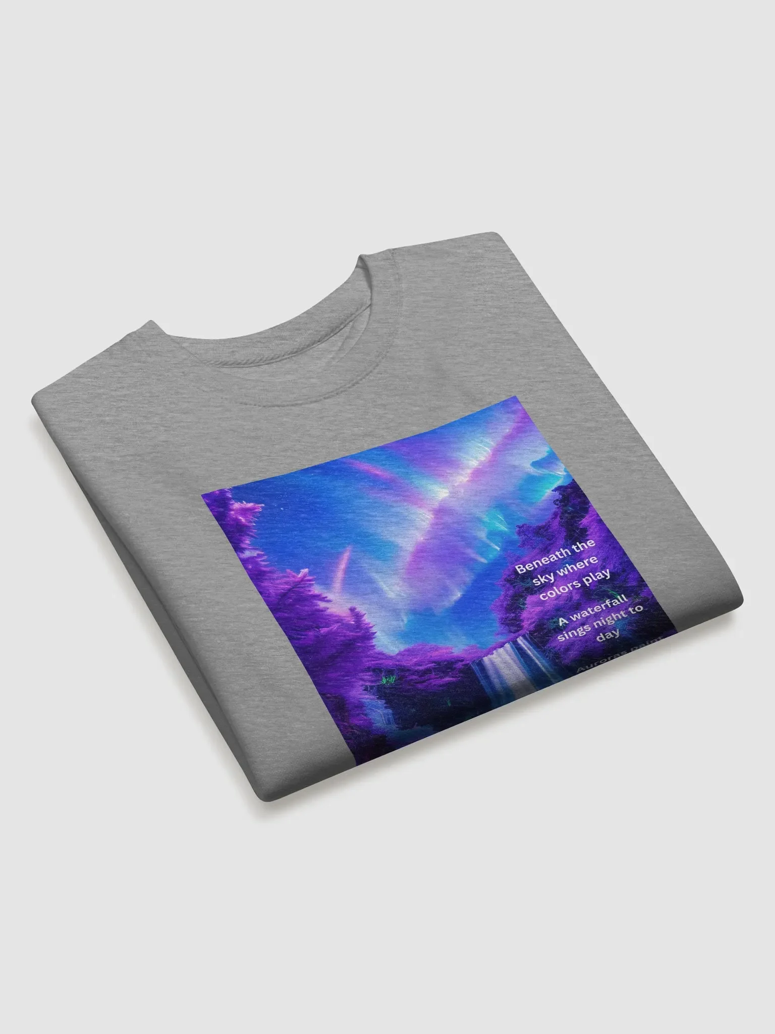 Auroral Waterfall Serenade Sweatshirt product image (5)