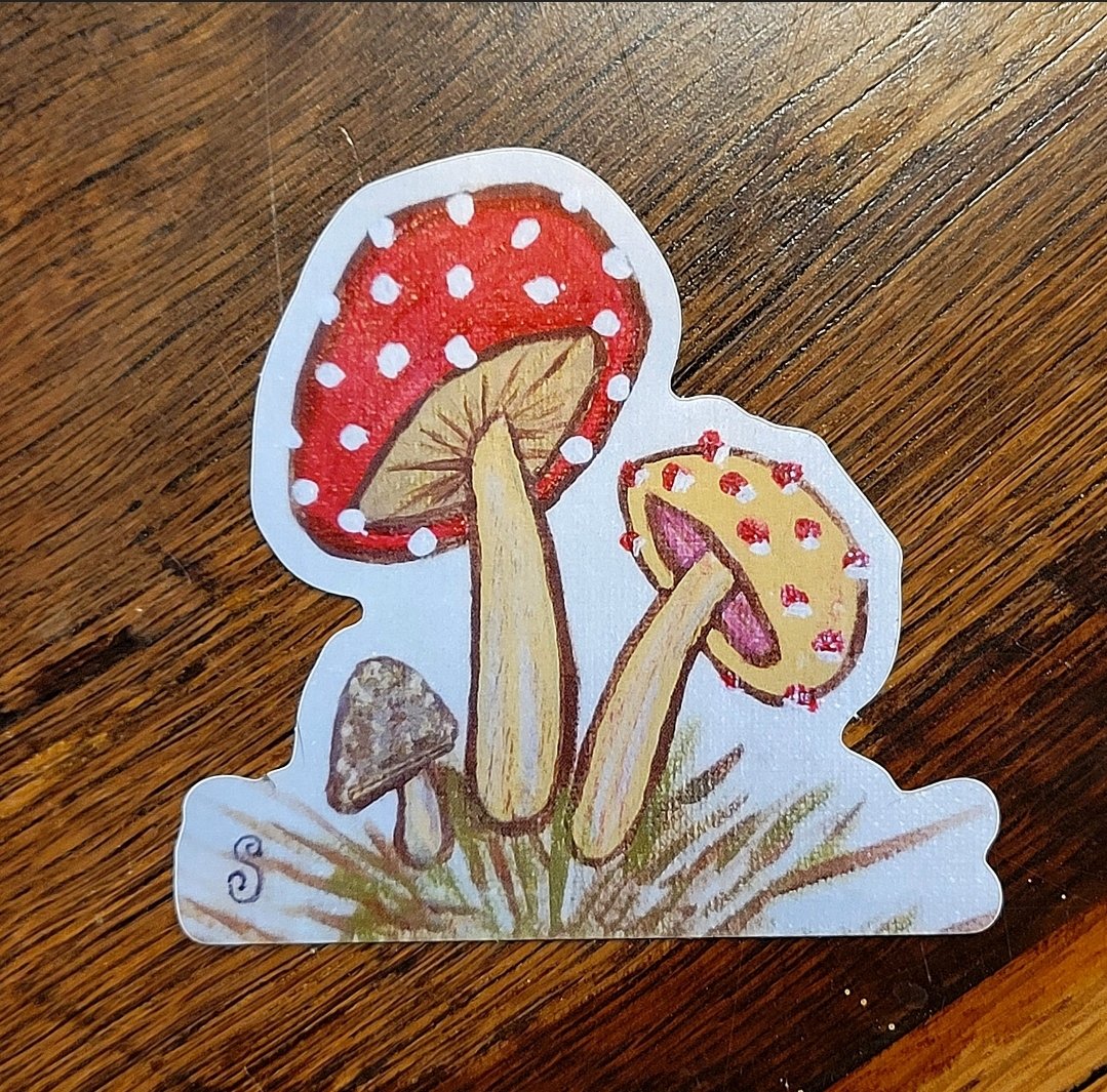 Magic Mushroom Die-Cut Stickers product image (1)