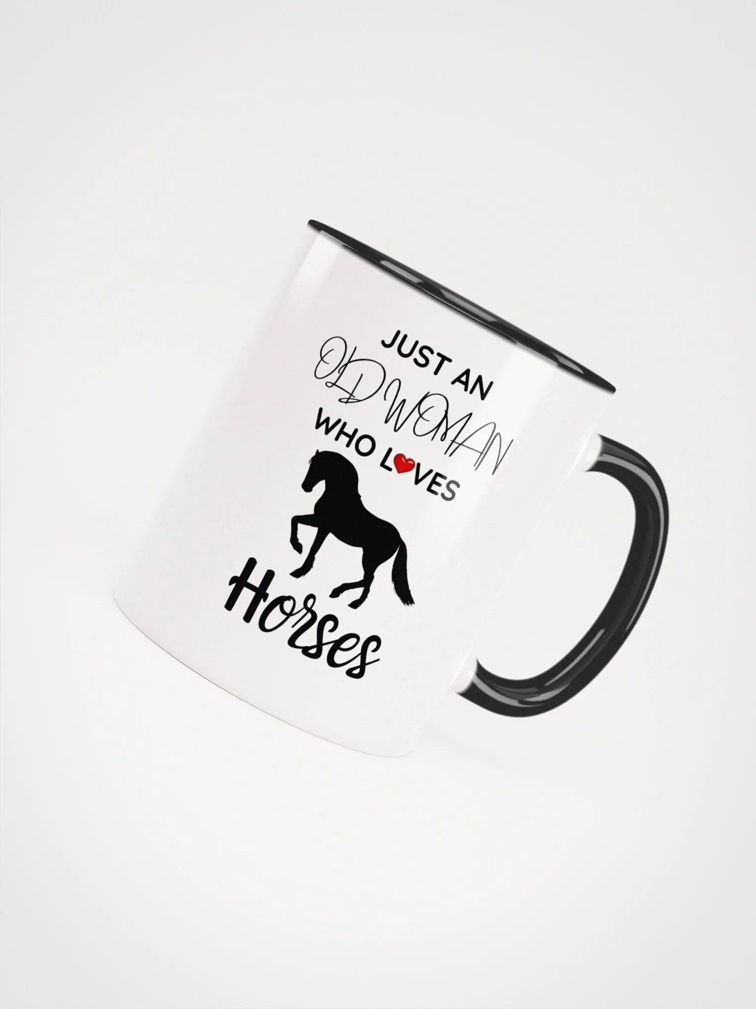 Just an Old Woman Who Loves Horses Mug product image (8)