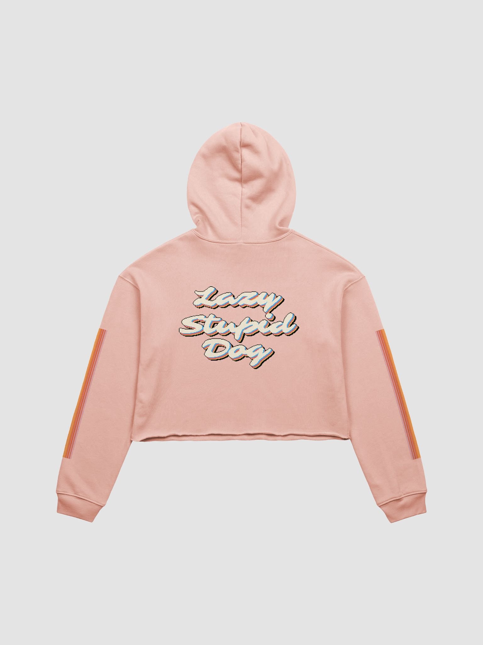 "Lazy Stupid Dog" Retro Pixel Art Hoodie product image (6)