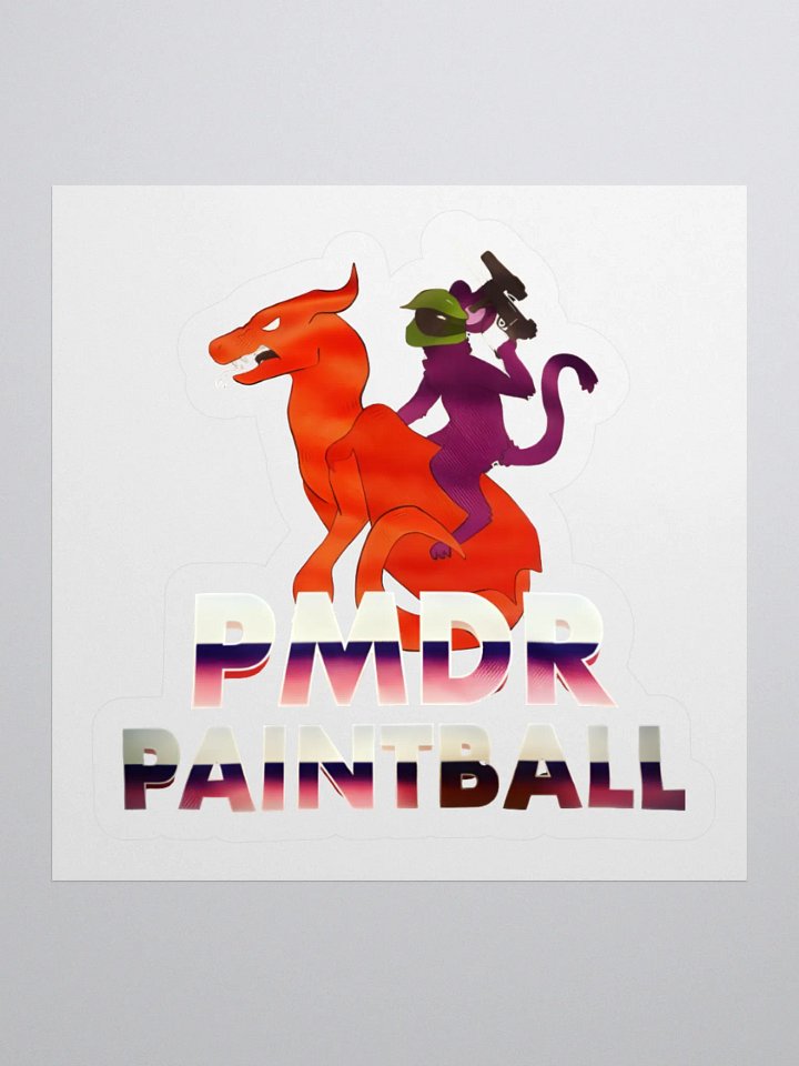 PMDR OG Logo Sticker - White product image (1)