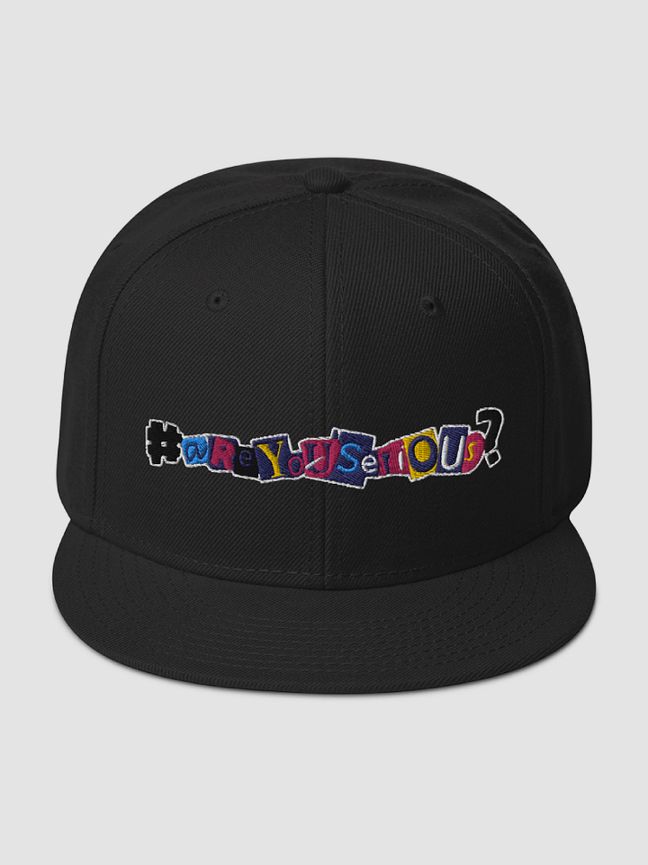 #areyouserious? Snapback Cap product image (1)