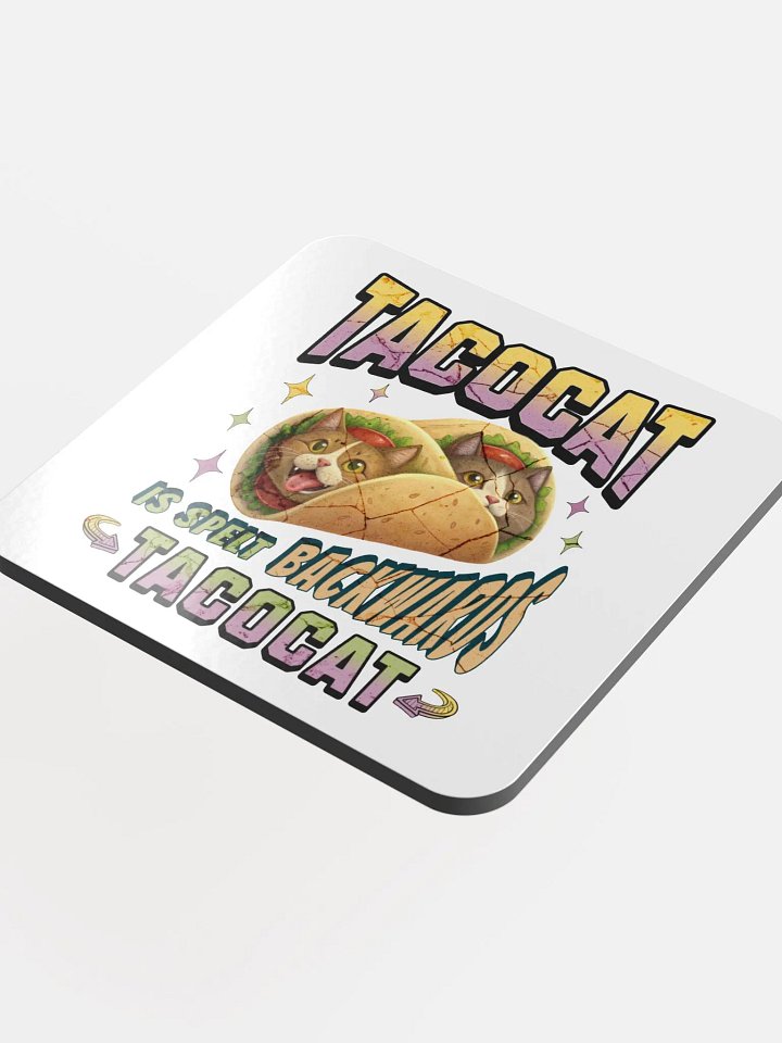 TACOCAT Glossed Cork Coaster Set product image (1)