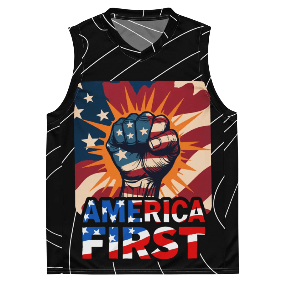 Basketball Jersey: America First product image (3)
