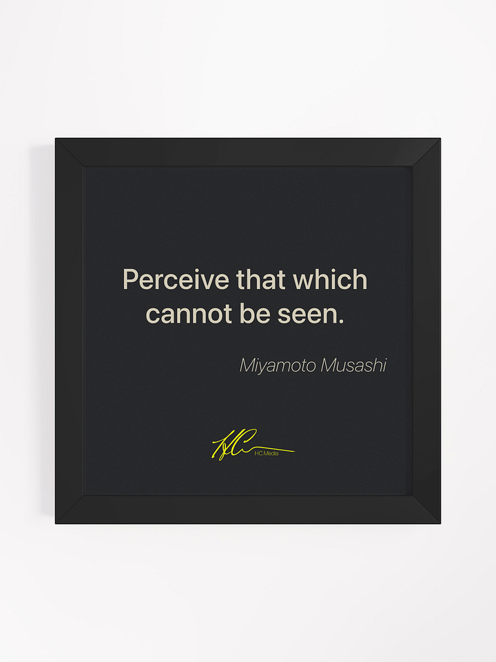 Miyamoto Musashi Q1 - Framed Poster product image (1)