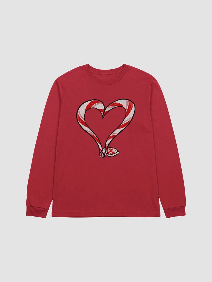 Candycane Heart Tentacle- long sleeve tee product image (54)
