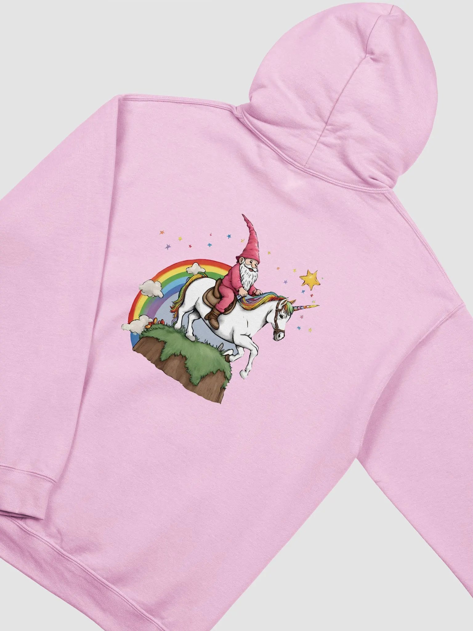 Gnomes "Believe" Pink Power Hoodie product image (4)