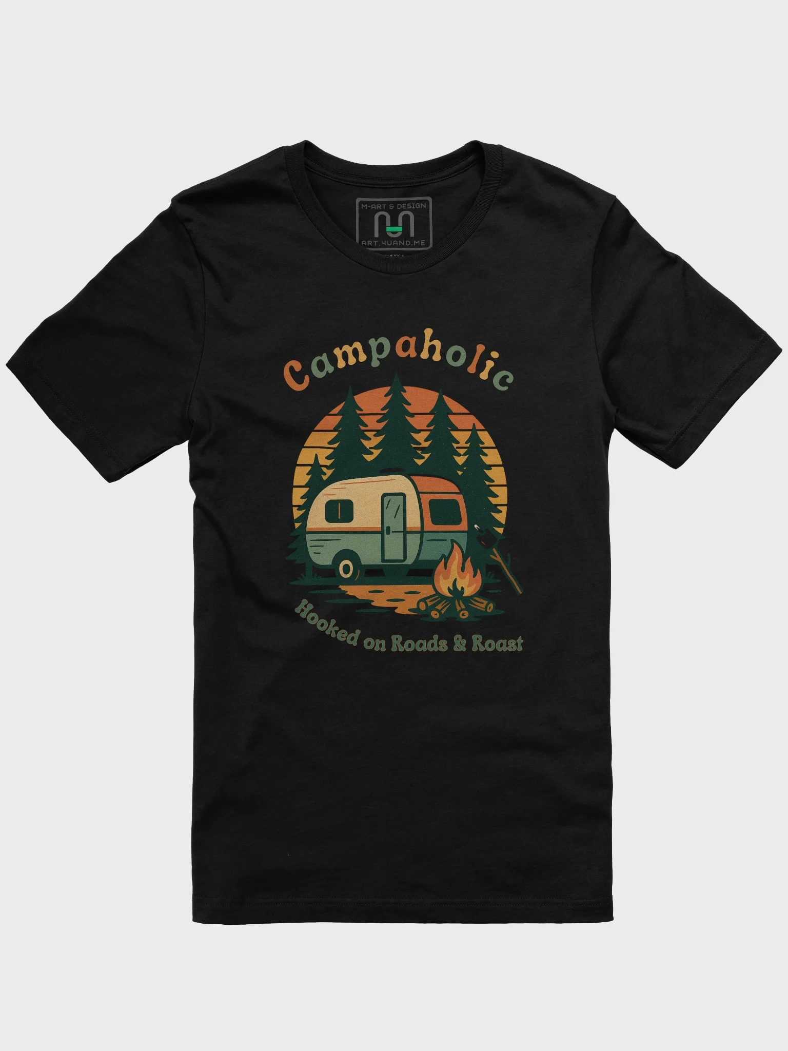 Campaholic- Hooked on Roads & Roast - T-Shirt product image (1)