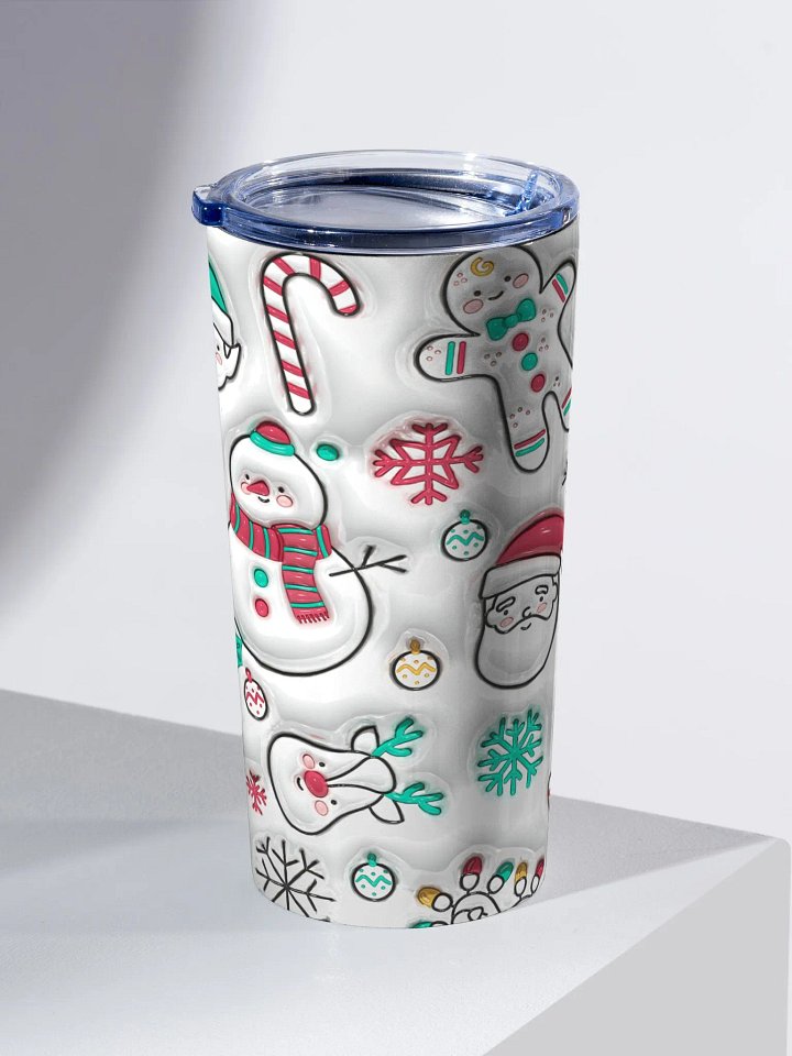 Cheerful Drops Holiday Stainless Steel Tumbler product image (2)