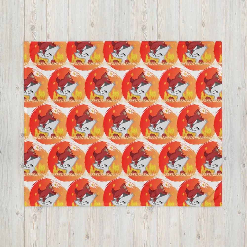 Red Trash Panda Rage Emote Blanket product image (16)