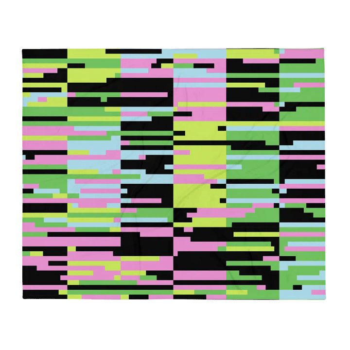 Pixelated Dreams Throw Blanket product image (2)