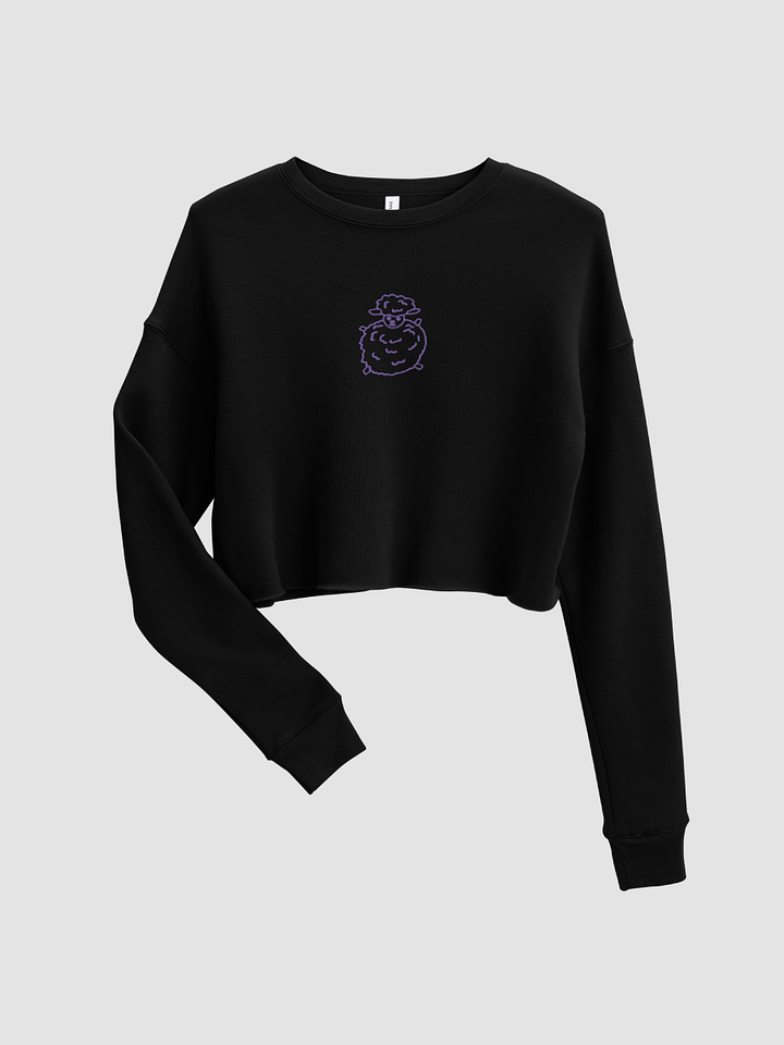 Purple Sheep Cropped Sweater product image (1)