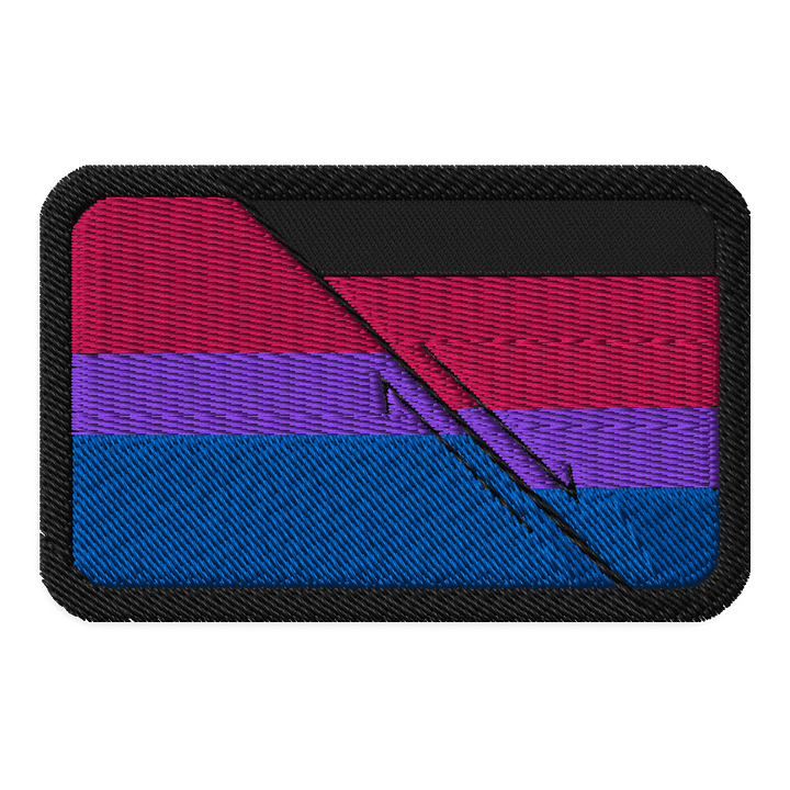Faulted Pride Flags- Bi patch product image (1)