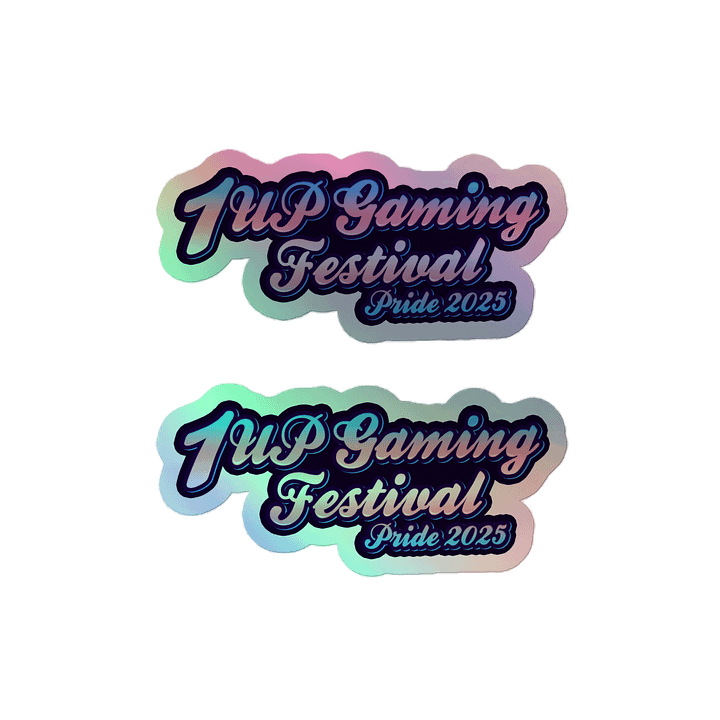 1UP Gaming Festival Transgender Pride 2025 Stickers product image (2)