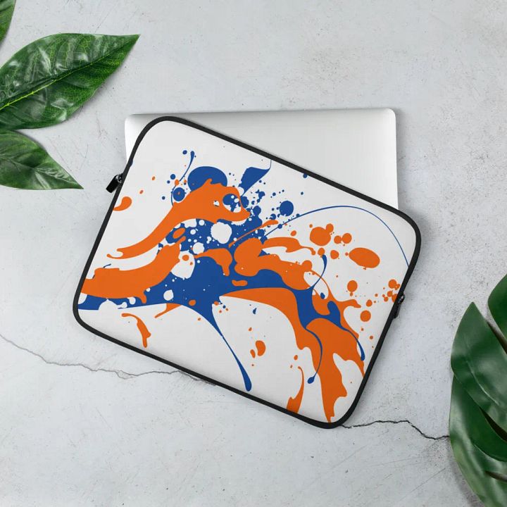 Paint Splatter Laptop Sleeve product image (2)