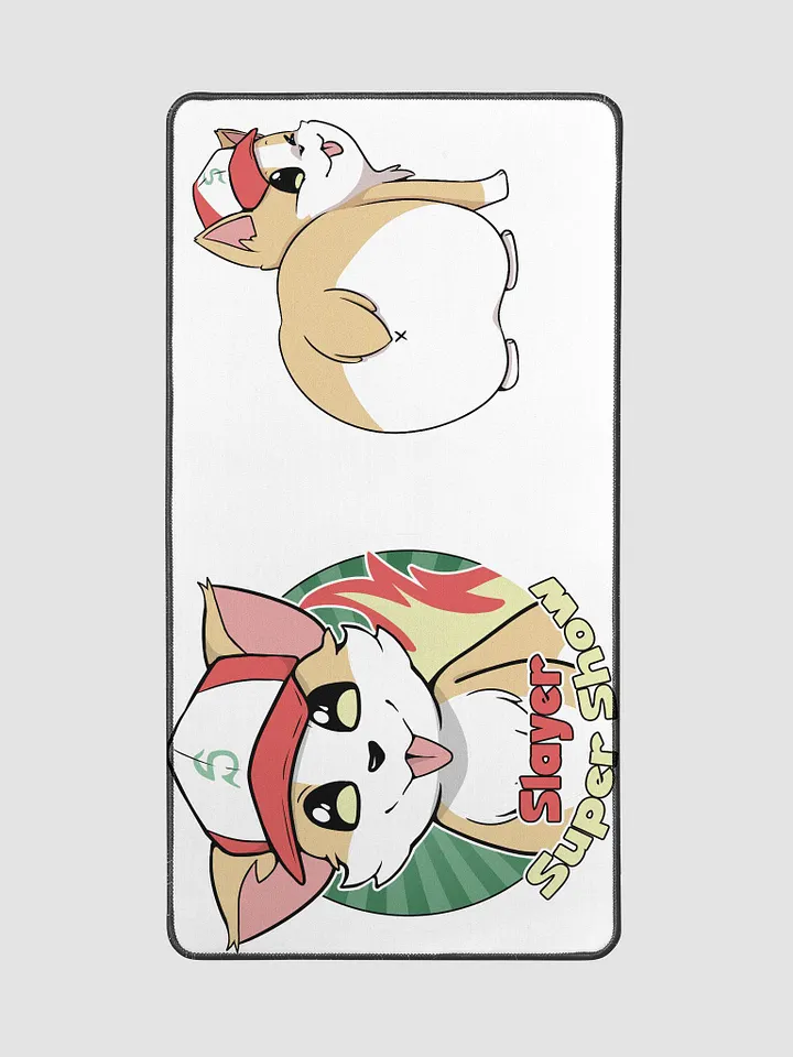 Slayer Super Show comfy & sheek Desk mat (Corgi butt edition) product image (2)