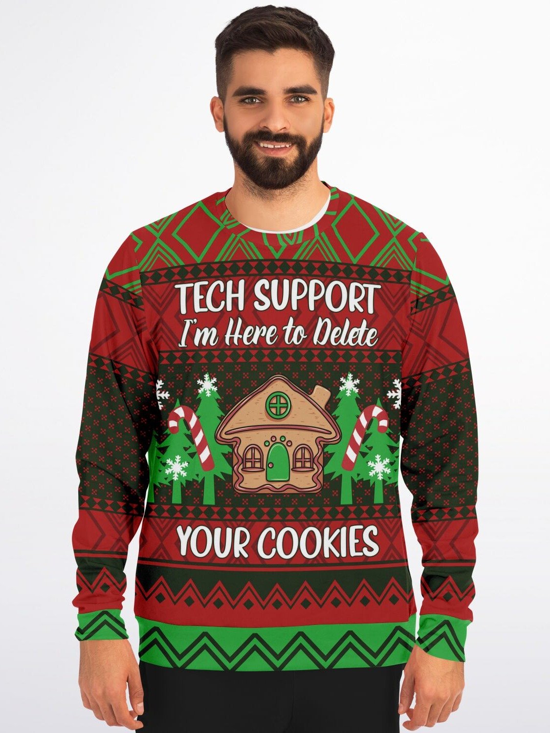 Tech Support Christmas Sweater 