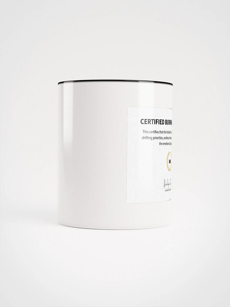 Certified Burnout Survivor - White Mug product image (5)