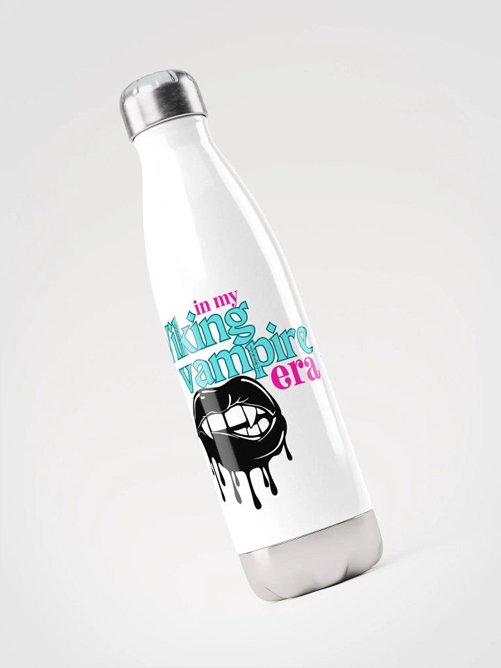 Viking Vampire Heartbeat Stainless Steel Water Bottle product image (1)