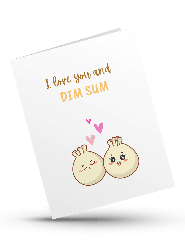 I love you and DIM SUM- Digital Instant Download product image (1)