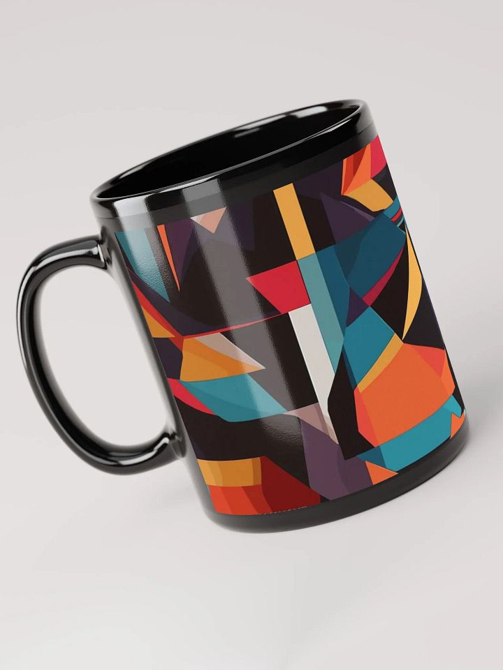 Geometric Fusion Black Mug product image (1)
