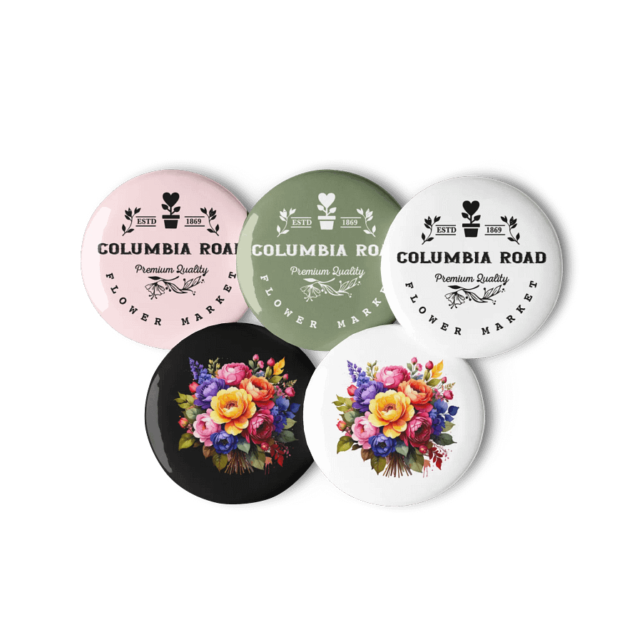 Columbia Road Market Badge Set (Floral) product image (2)