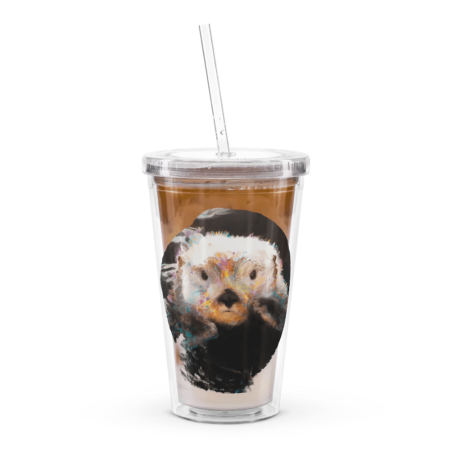Watercolor Sea Otter Double Wall Tumbler product image (11)